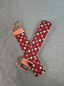 Polka Dots Design Key Fob