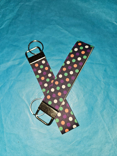 Polka Dots Design Key Fob