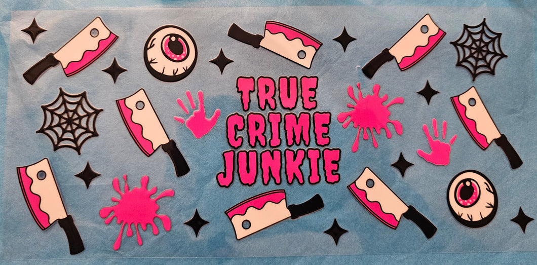 True Crime Junkie PINK Libbey Can